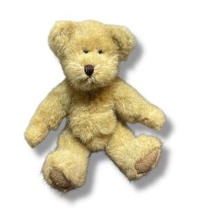 Vintage Boyd’s Bear Teddy Tan Beige Articulated Jointed Arms Legs Stuffed 8”